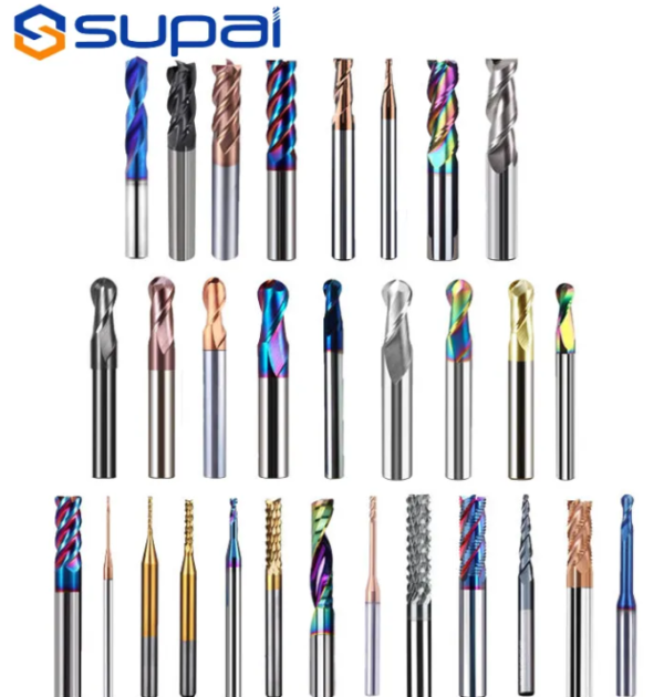 Carbide HRC55 4F FLAT End Mills - Image 3